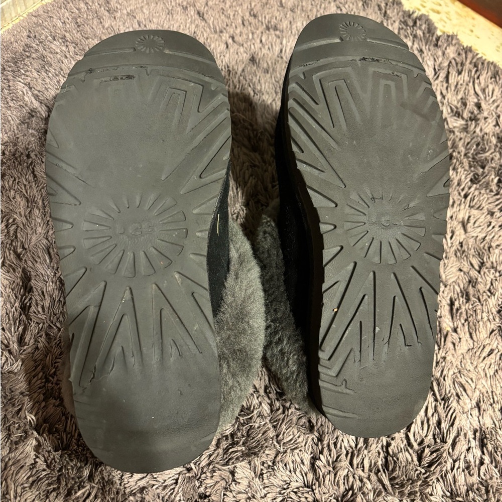 Ugg Black Grey Colored Slippers - Picture 5 of 5